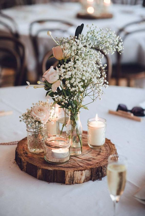 Wedding table decoration With A Relaxed Garden Soiree Wedding In Kiama