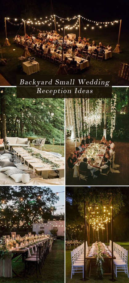 Intimate Backyard Wedding Ingenious Design for a Small Intimate Backyard Wedding on a Budget