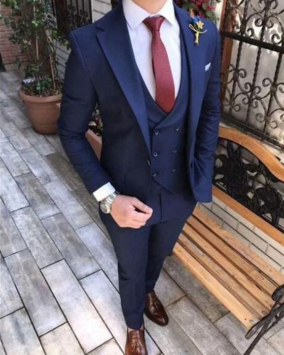 Wedding 3 Piece Suit For Men Classic & luxurious Men Suits 3 Piece Groom Wear
