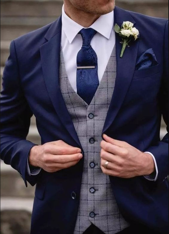Wedding 3 Piece Suit For Men Men 3 pieces wedding suit