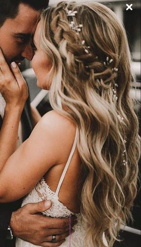 Wedding Hairstyles For Long Hair - Elegant And Fresh Wedding Hairstyle Trendy In 2019
