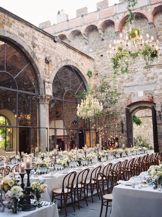 Wedding Ideas Elegant Romantic - The romantic, elegant destination wedding of Celine & Michael in a castle in Florence