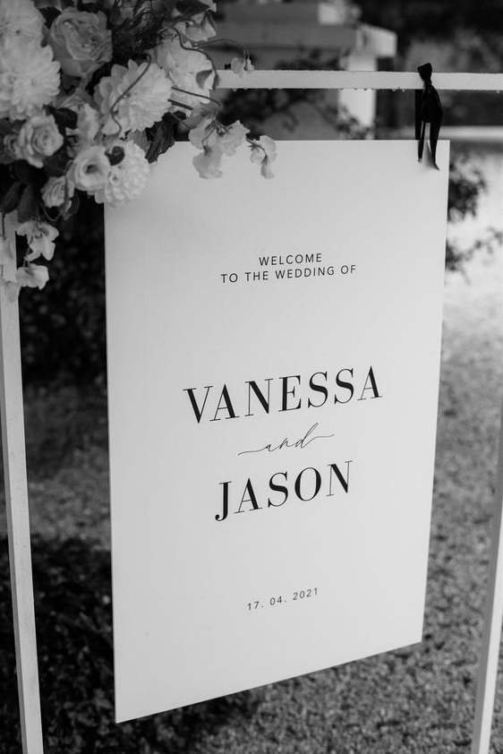 Amazing Wedding Entrance Sign Inspiration   Sydney Wedding Planner And Stylist