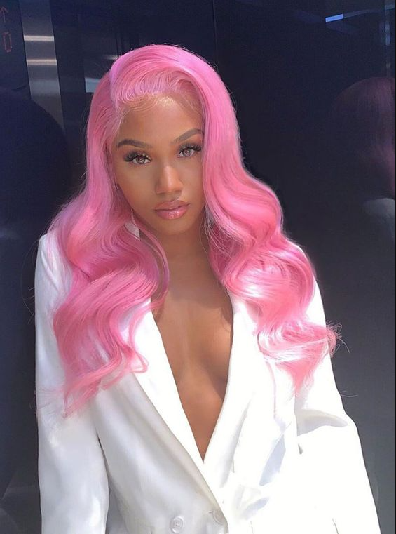 Cute Pink Wigs For Black Women Gallery