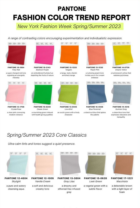 Spring 2023 Outfits - Color trends fashion Spring summer fashion trends Summer color trends