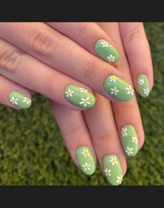 Spring Nails - Pretty nails Simple nails Short acrylic nails design