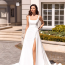 Simply Wedding Dress With Modern Individual Size A Line Silhouette Clod Wedding Dress