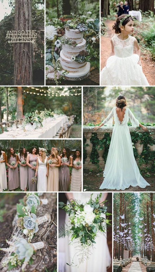 Ethereal Wedding Theme - Romantic Enchanted Forest Wedding Ideas