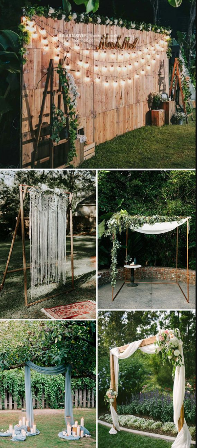Intimate Backyard Wedding Ideas For A Small Intimate Backyard Wedding On A