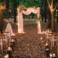 Wedding Ideas Elegant Romantic   Wedding Arch Decorations 2 Panels 6 Yards White And Light Peach Chiffo