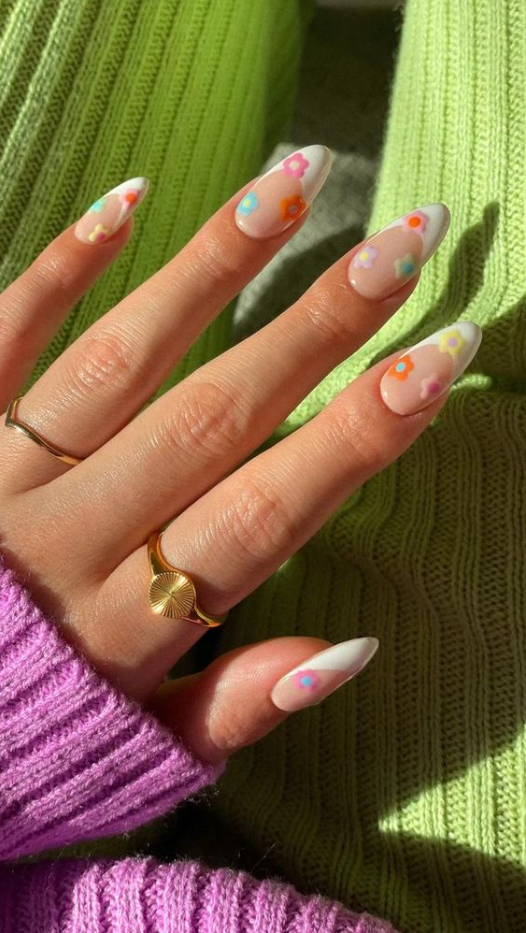 Spring Nails - Stylish nails Gel nails Almond acrylic nails ideas